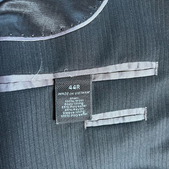 Marc Anthony 100% Wool Blazer Men's Size 44 Regular Black Suit Coat Sport Jacket - Picture 6 of 6